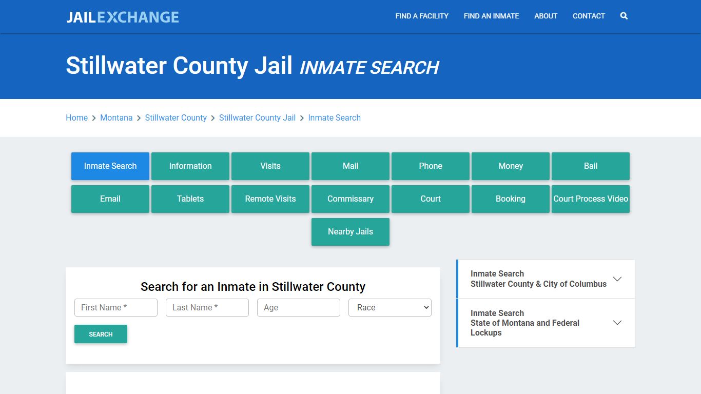 Stillwater County Jail, MT Inmate Search: Roster & Mugshots